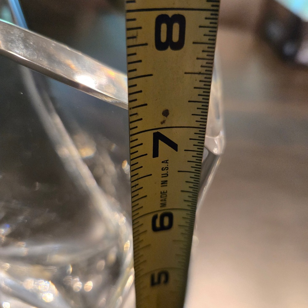 Kosta Boda Vase Goran Warff Twisted Art Glass Signed Swedish Crystal 7-9" Modern - Picture 8 of 10